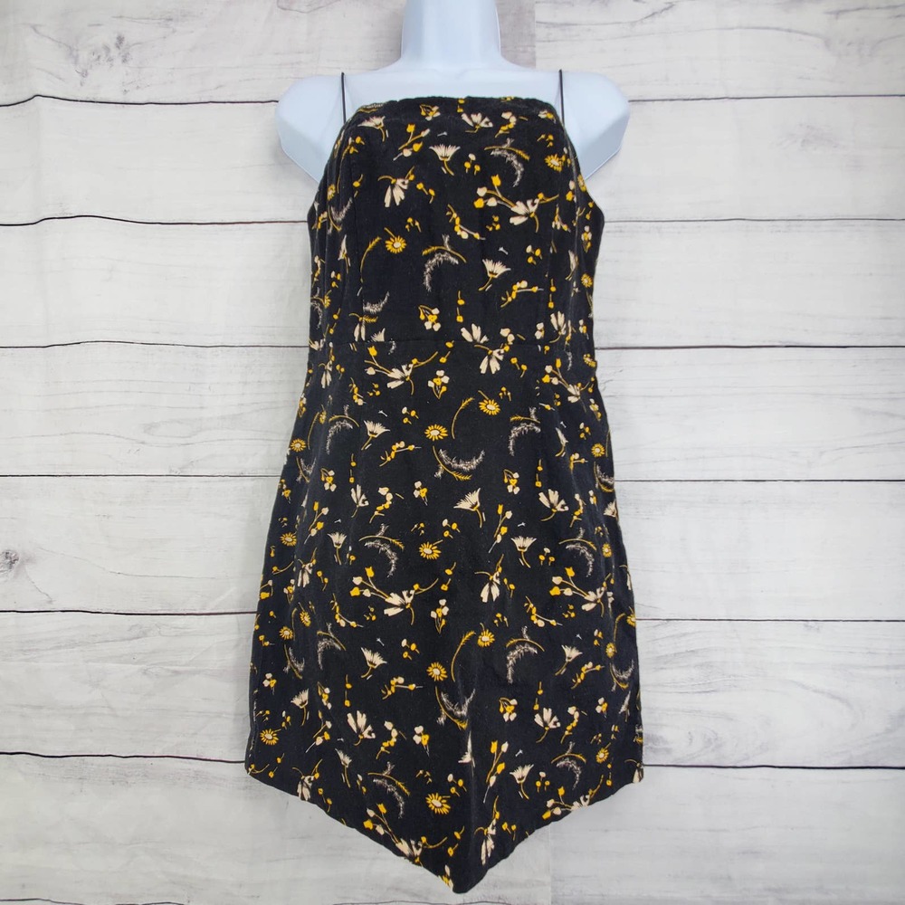 Urban Outfitters Floral Back Zip Up Casual Dress